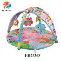 New style foldable Activity Gym crawling blanket kids play mat kids carpet with hanging rattles