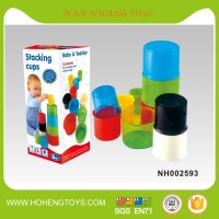 Plastic stacking cup toy for children