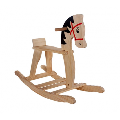 Wholesales Wooden Rocking Horse Baby Wood Ride On Animal Toys MFRH-001