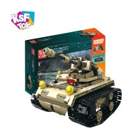 4 channel remote control tank blocks plastic toy for sale