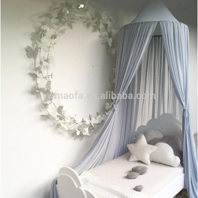 Wholesales Baby Bed Canopy Curtain Round Top Dome Hanging Mosquito Net Cover For Bedding Room