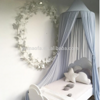 Wholesales Baby Bed Canopy Curtain Round Top Dome Hanging Mosquito Net Cover For Bedding Room