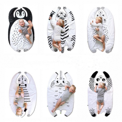 High quality Newborns Baby Cotton Fabric Play Mat Infant Crawling Floor Carpet Play Gym Activity Mats For Kids