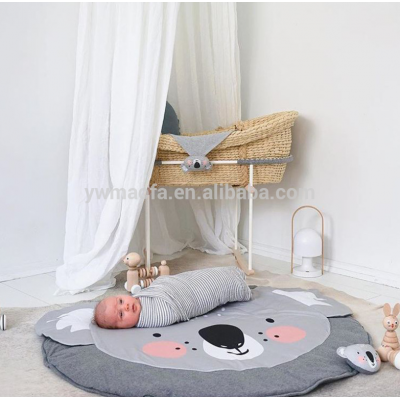 Wholesales INS Hot selling Baby Floor Playing Mat Kids Cotton Activity Gym Koala Designed Crawling Rug