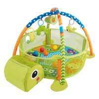 2018 Infant grow with me activity gym and ball pit tortoise baby play mat